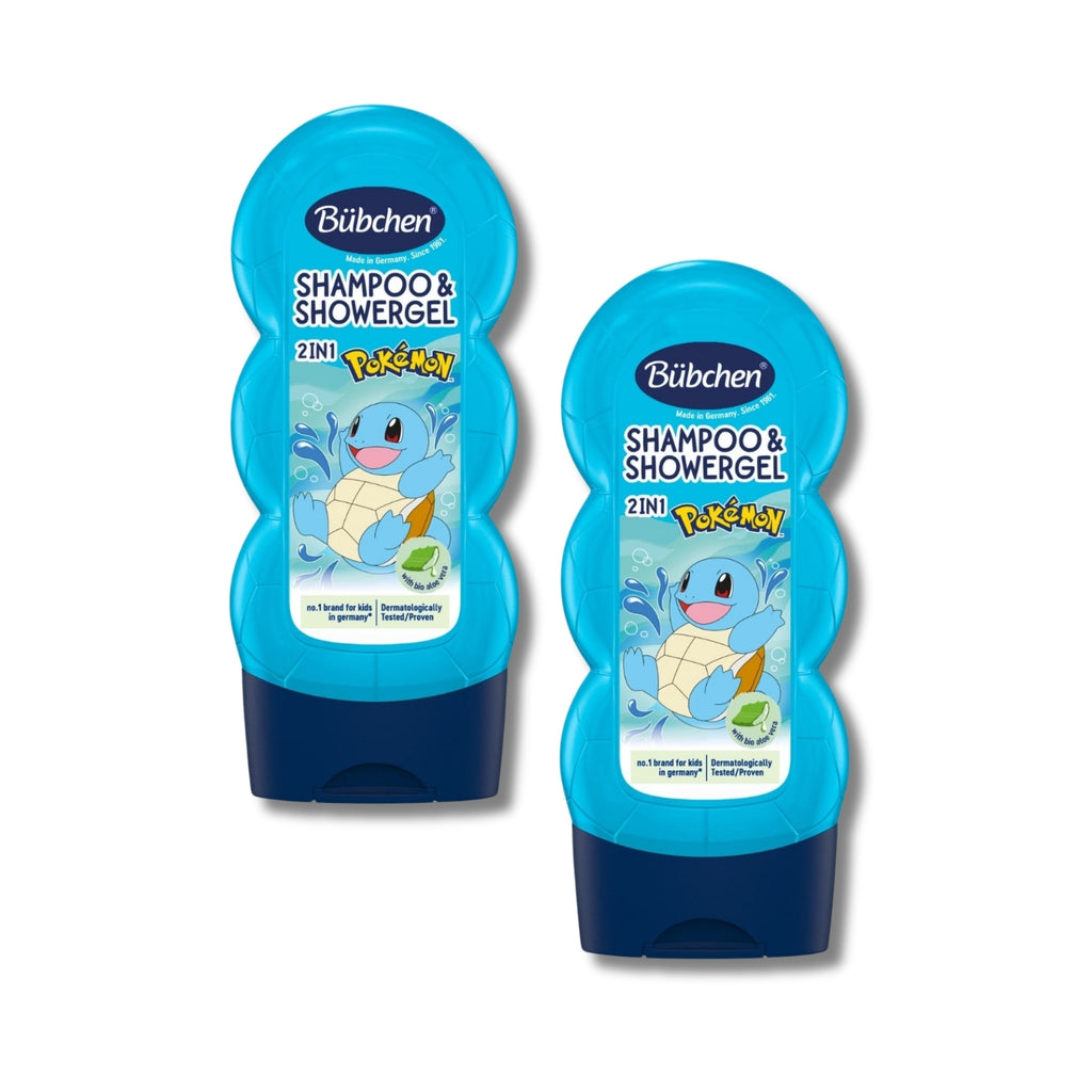 Bübchen Squirtle 2’si 1 Arada Çocuk Şampuanı ve Duş Jeli 230 ML 2 'li Set