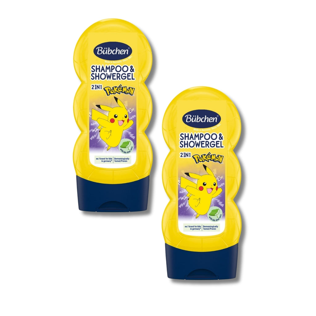 Bübchen Pikachu 2’si 1 Arada Çocuk Şampuanı ve Duş Jeli 230 ML 2'li Set