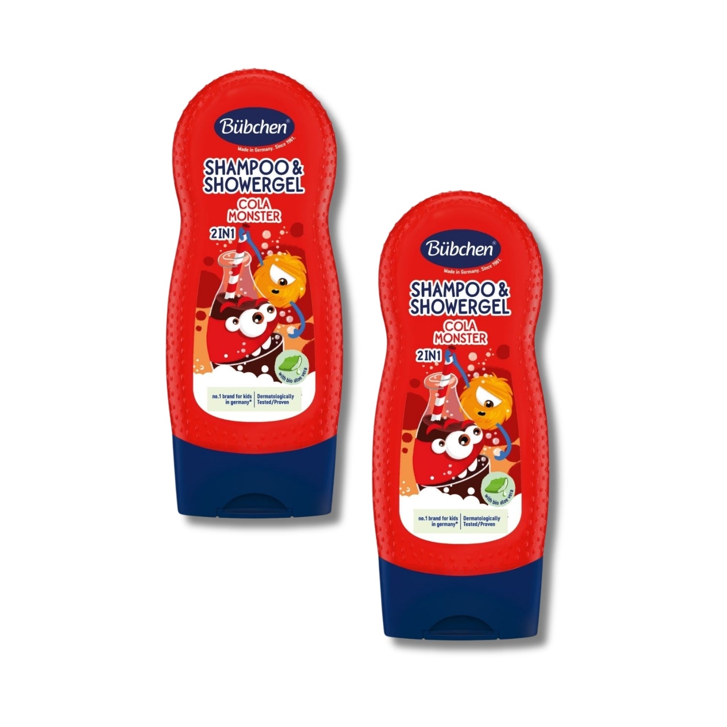Bübchen Cola Monster 2’si 1 Arada Çocuk Şampuanı ve Duş Jeli 230 ML 2'li Set