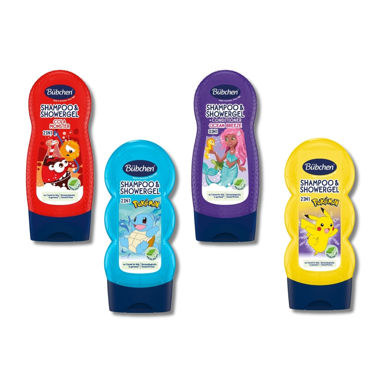 Bübchen  2’si 1 Arada Çocuk Şampuanı ve Duş Jeli 230 ML 4'lü Tanışma Seti