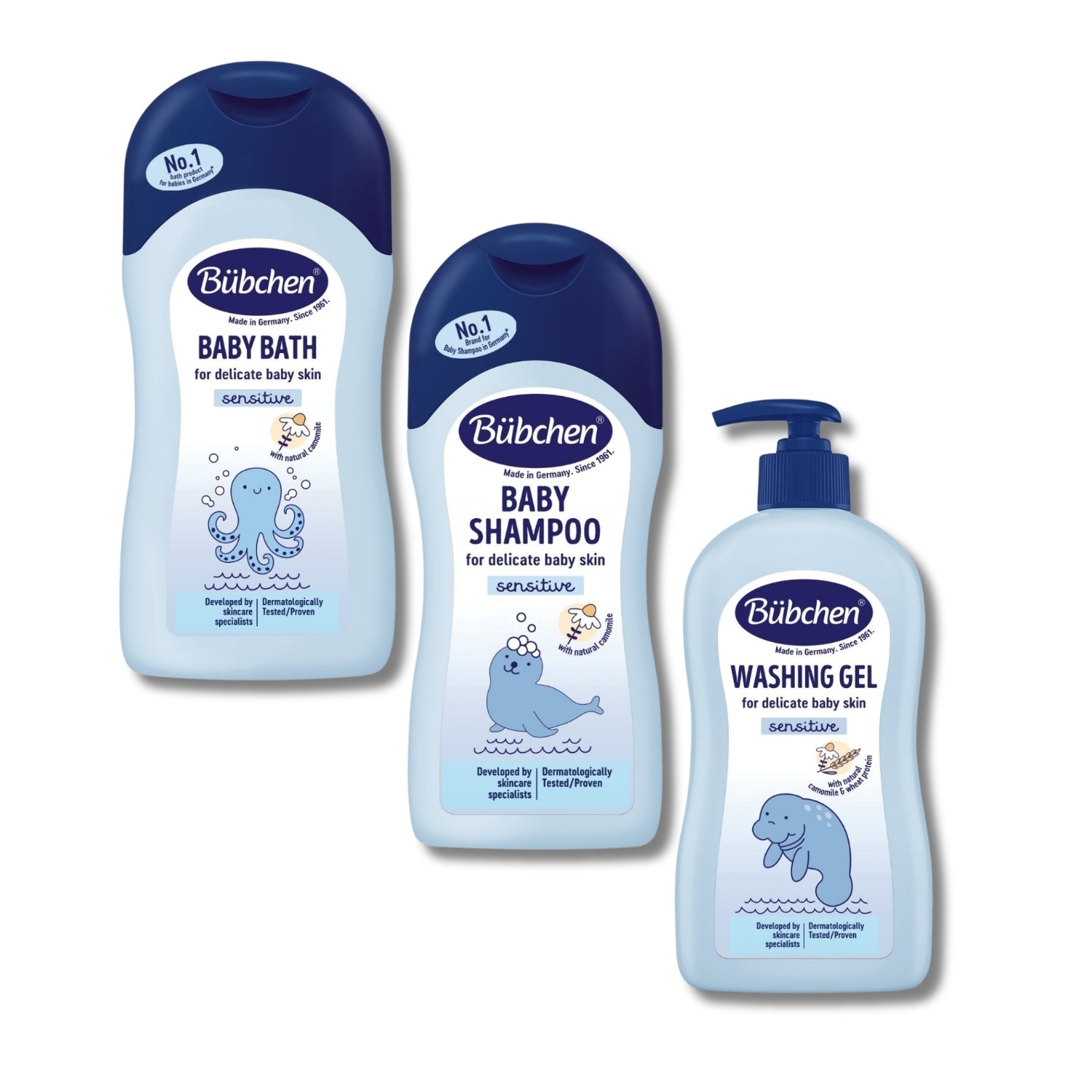 Banyo seti  (bebek Şampuanı + baby bath + cleansing jel)