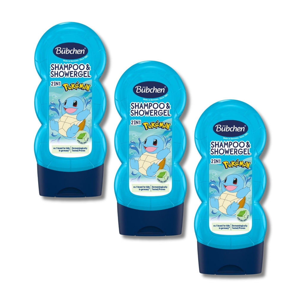 Bübchen Sports Fan 2’si 1 Arada Çocuk Şampuanı ve Duş Jeli 230 ML 3'lü Set