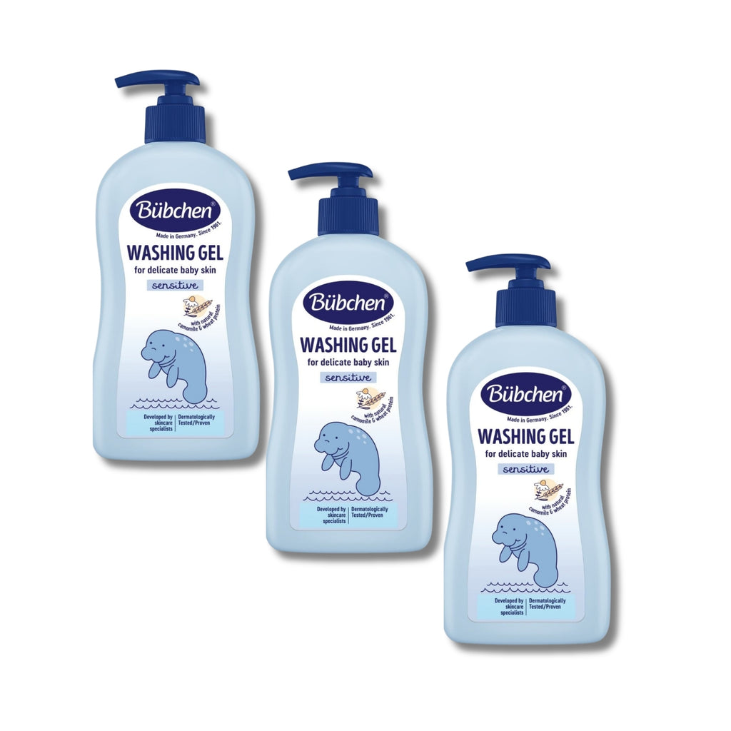 Bübchen Bebek Banyo Yıkama Temizleme Jeli 400 ML 3'lü Set