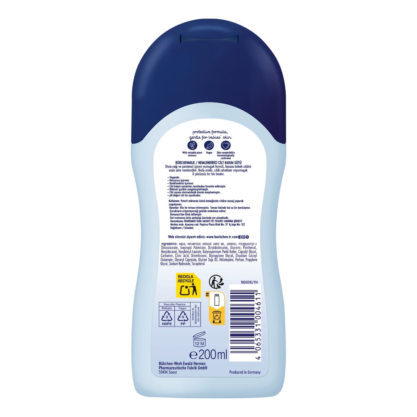 Bübchen Bebek Bakım Losyonu 200 ML