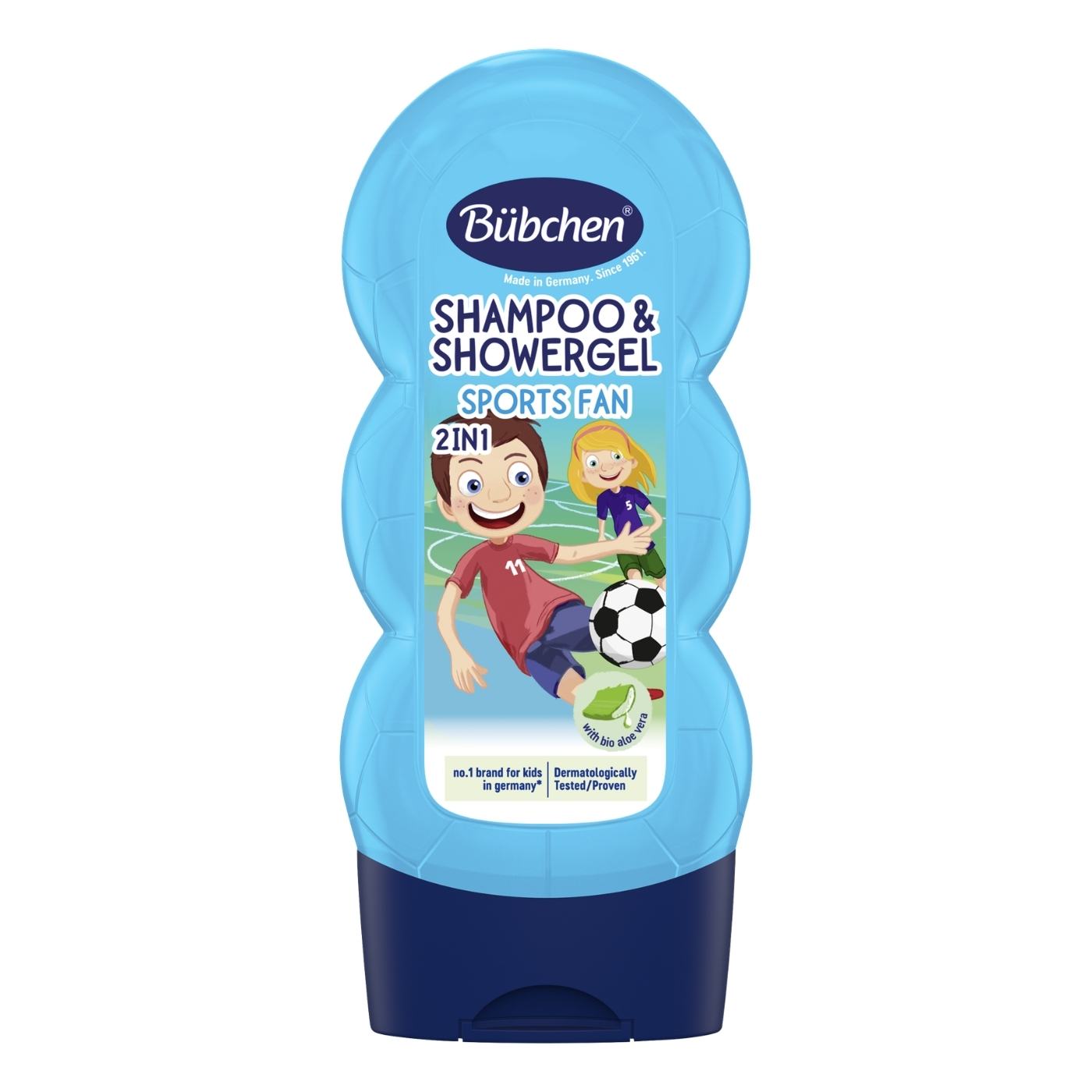 Bübchen Sports Fan 2’si 1 Arada Çocuk Şampuanı ve Duş Jeli 230 ML 2'li Set